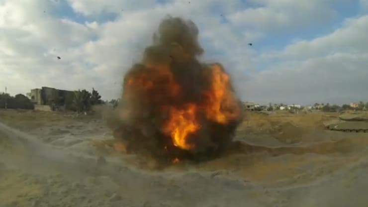 השמדת פיר מנהרה במהלך צוק איתן