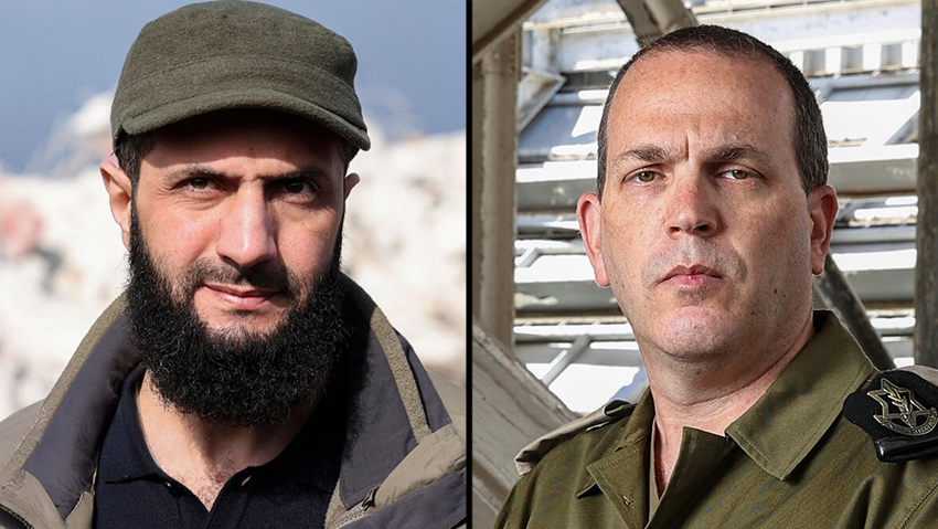  Syrian President Ahmed al-Sharaa, Maj. Gen. Oded Basyuk 