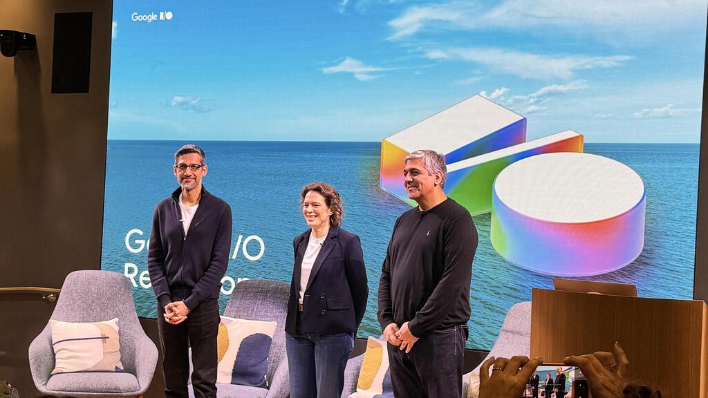 בכירי גוגל בפאנל המומחים באירוע Google I/O 2025 