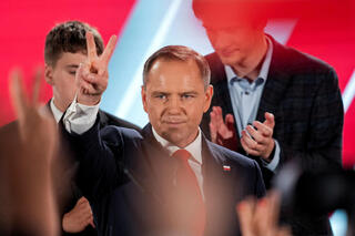  Karol Nawrocki after winning Poland's presidential race 